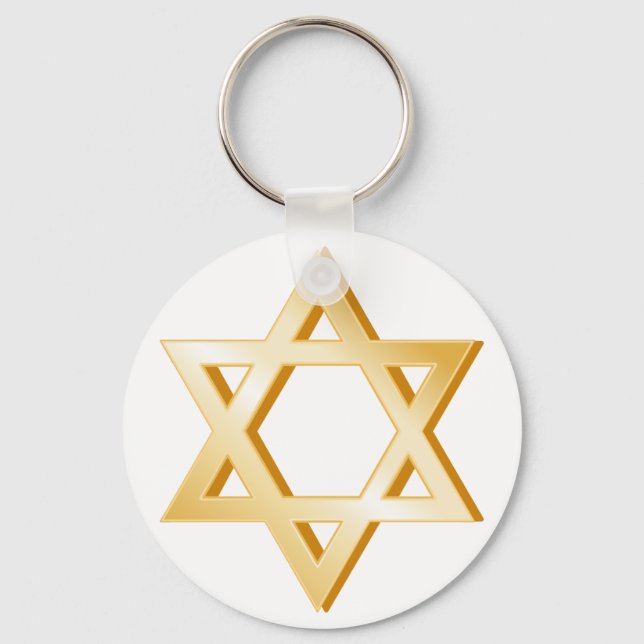 Judentum-Symbol Schlüsselanhänger (Vorderseite)