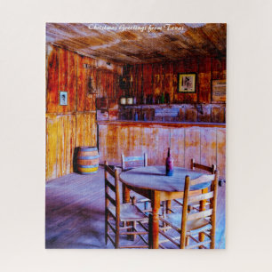 Judge Roy Bean Saloon Texas.Weihnachtsgrüße
