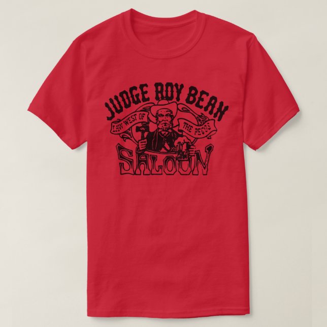 Judge Roy Bean Saloon TShirt (Design vorne)