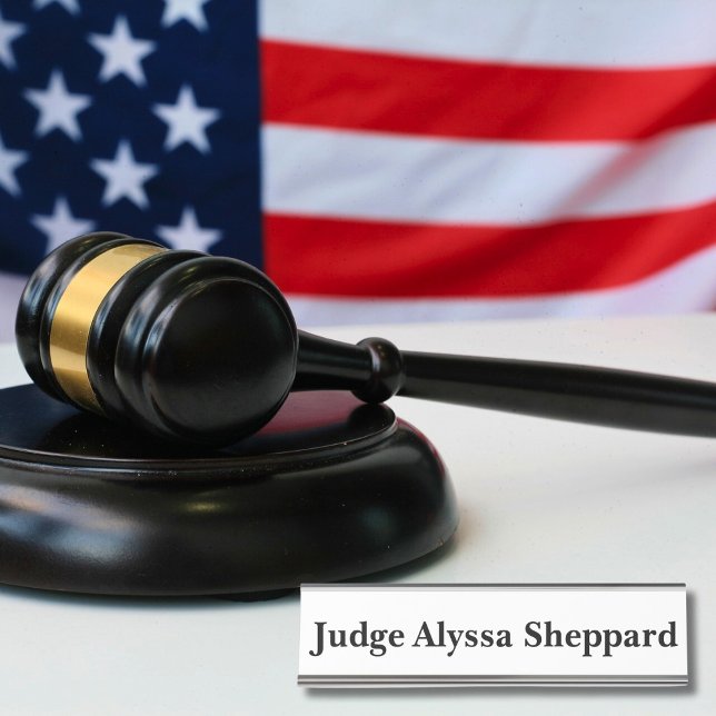 Judge White Schreibtischnamensplakette (Von Creator hochgeladen)