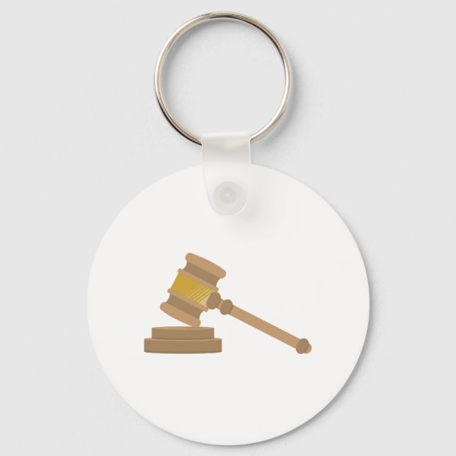 Judges Gavel Schlüsselanhänger (Vorderseite)
