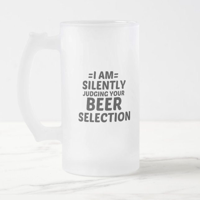 JUDGING BIER SELECTION MATTGLAS BIERGLAS (Links)