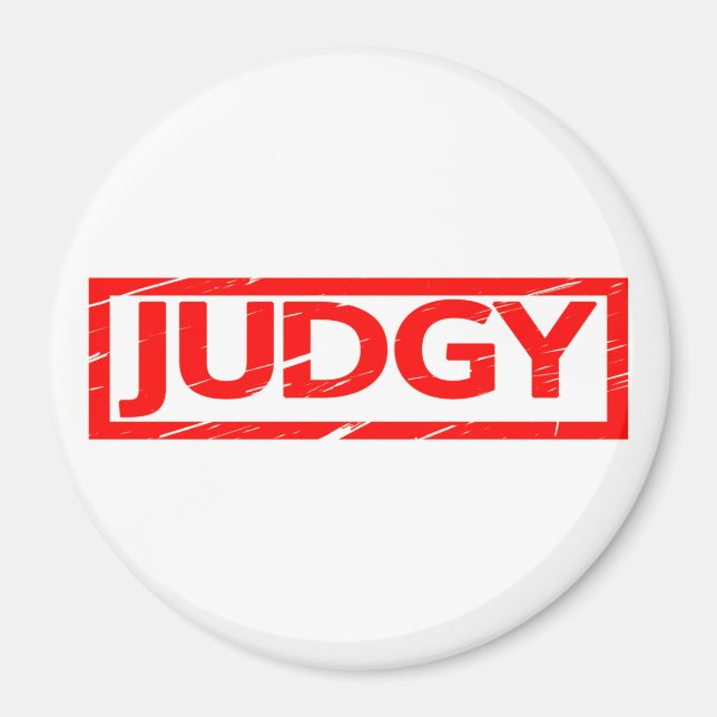 Judgy Briefmarke Magnet (Vorne)