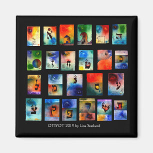 Judisch Alphabet Magnet Otiyot