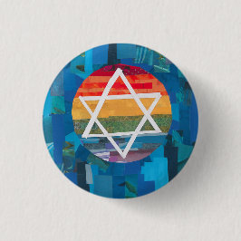 Judisch Rainbown Button