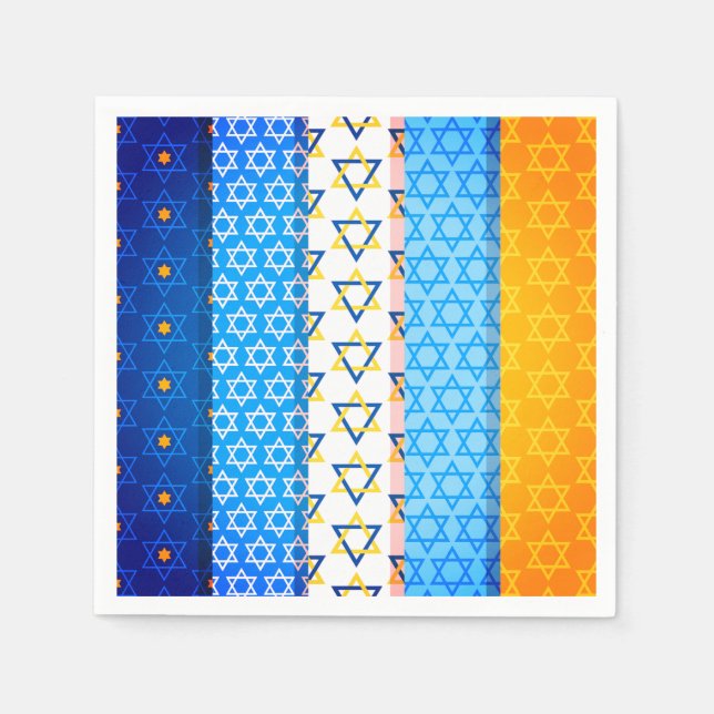 Jüdisch Shabbat Paper Napkins Serviette (Vorderseite)