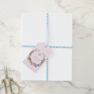 Jüdische Blume für die Benennung von Kleinkindern Geschenkanhänger