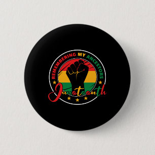 Jüdische Erinnerung an meine Vorfahren - 19. Juni Button