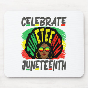 Jüdische Feier 1865 Schwarze Geschichte Afro Hair Mousepad