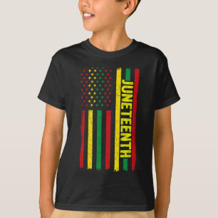 Jüdische Flagge Afrikanischer Afro Black Pride T-Shirt