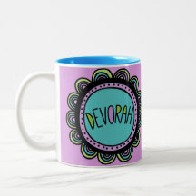 Jüdische Geschenk-Kaffee Tasse-Devorah