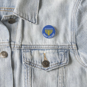 Jüdische Hanukkah Button