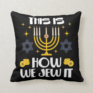 Jüdische Hanukkah so jüdisch wie wir es jüdisch Kissen
