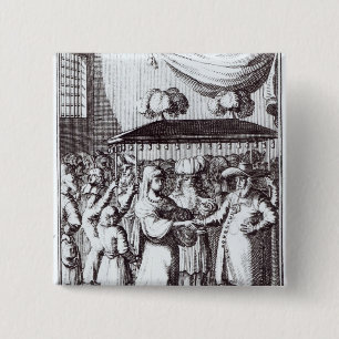 Jüdische Hochzeit Button