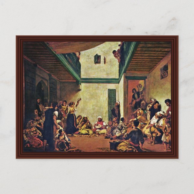 Jüdische Hochzeit in Marokko Postkarte (Vorderseite)