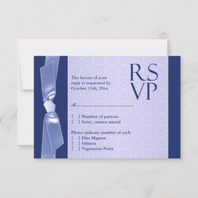 Jüdische Hochzeitskarte (mit Essen) für uAwg RSVP Karte (Vorderseite)