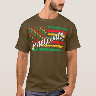 Jüdische Horizontale US-amerikanische Flagge Black T-Shirt
