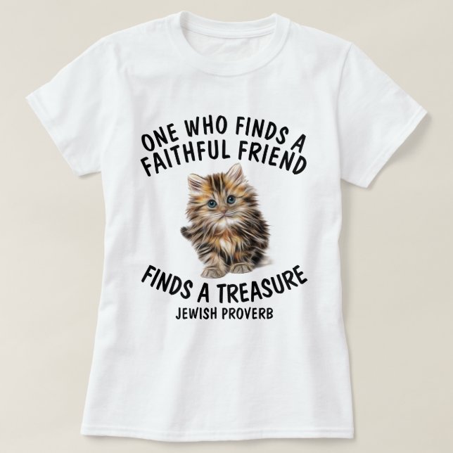 Jüdische Katzenfreunde, T-Shirts (Design vorne)