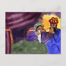 Jüdische Lebenslernkarte: Bikur Holim Postkarte