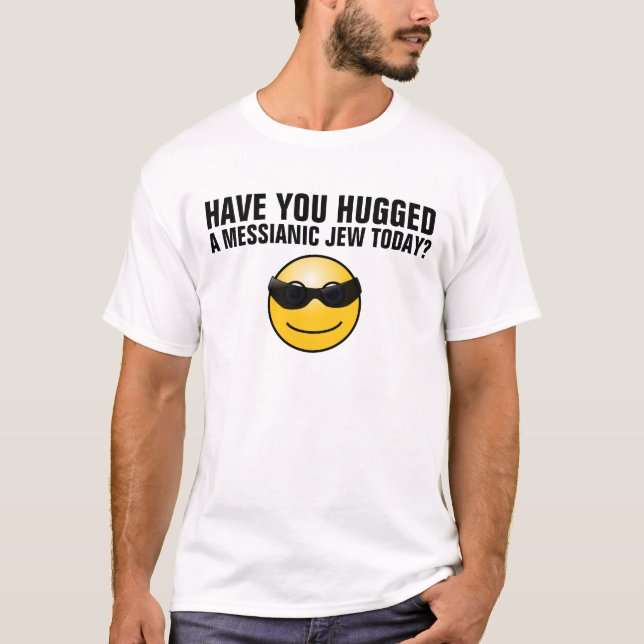 Jüdische messianische T - Shirt, Umarmung T-Shirt (Vorderseite)