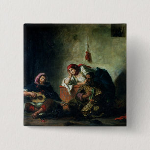 Jüdische Musiker in Mogador, 1847 Button