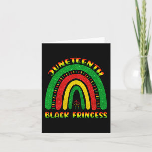Jüdische Prinzessin Black African American Niedlic Karte