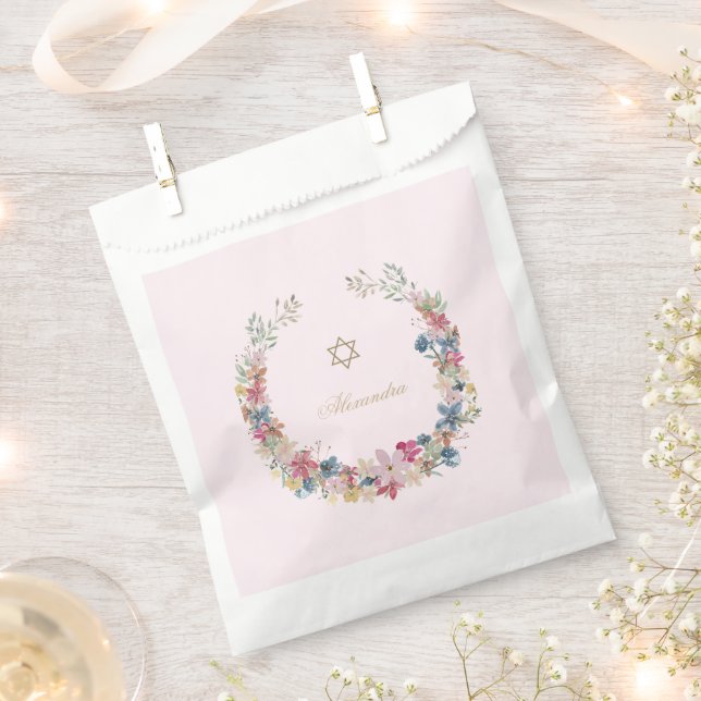 Jüdische religiöse Elegant-Field-Blume Geschenktütchen (Ausgeschnitten)