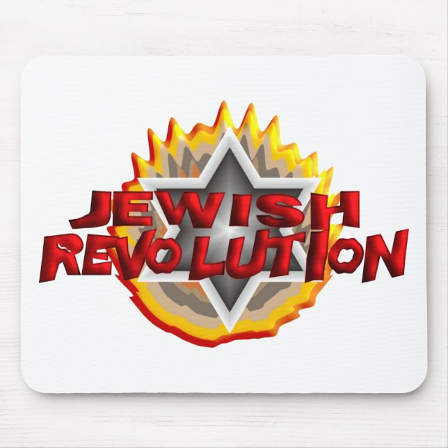 Jüdische Revolution Mousepad (Vorne)