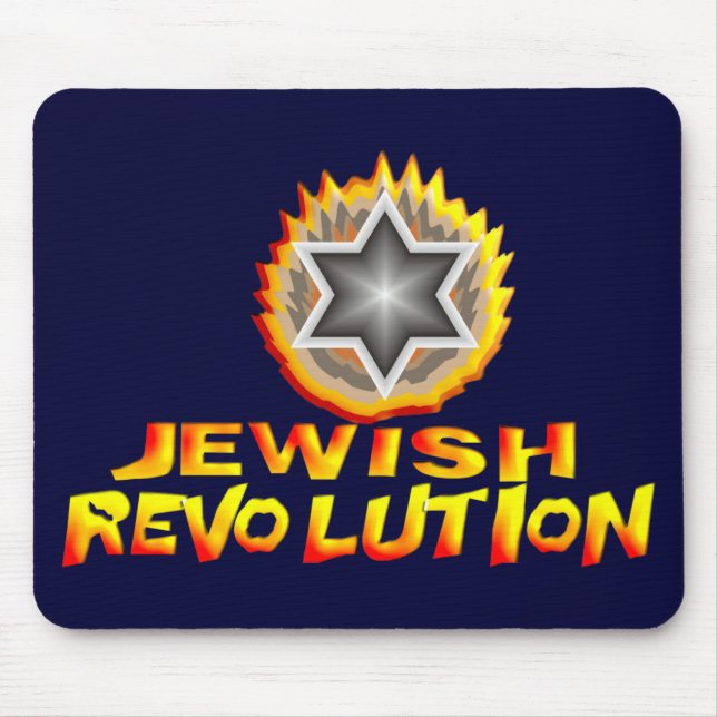 Jüdische Revolution Mousepad (Vorne)