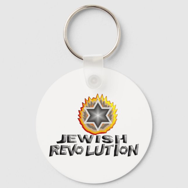 Jüdische Revolution Schlüsselanhänger (Vorderseite)