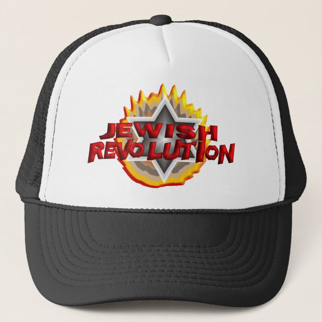 Jüdische Revolution Truckerkappe (Vorderseite)