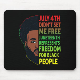 Jüdische schwarze King-Afrikanische Freiheitsmänne Mousepad