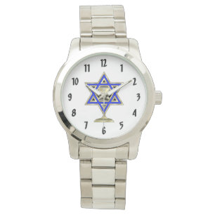 jüdische Star Armbanduhr