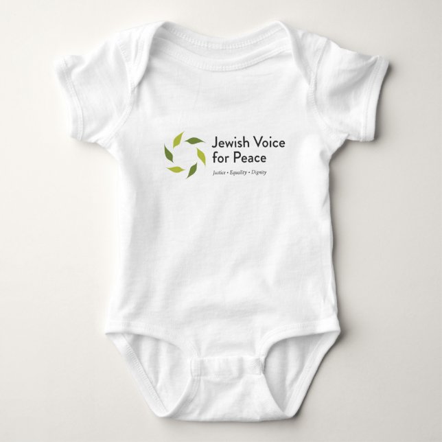 Jüdische Stimme für Baby Strampler (Vorderseite)
