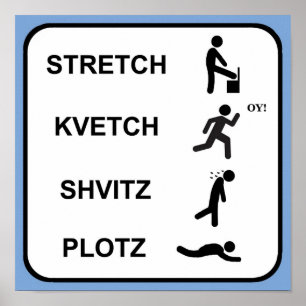 Jüdische Übung Poster