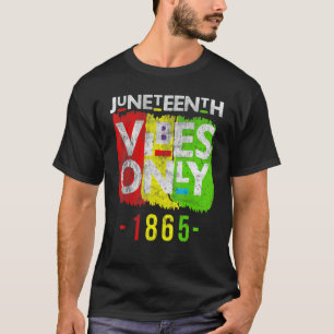 Jüdische Vibes nur 1865 Schwarzer Monat Frauen Män T-Shirt