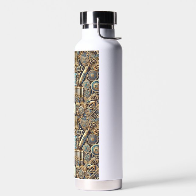 Jüdische Wasserflasche Trinkflasche (Links)