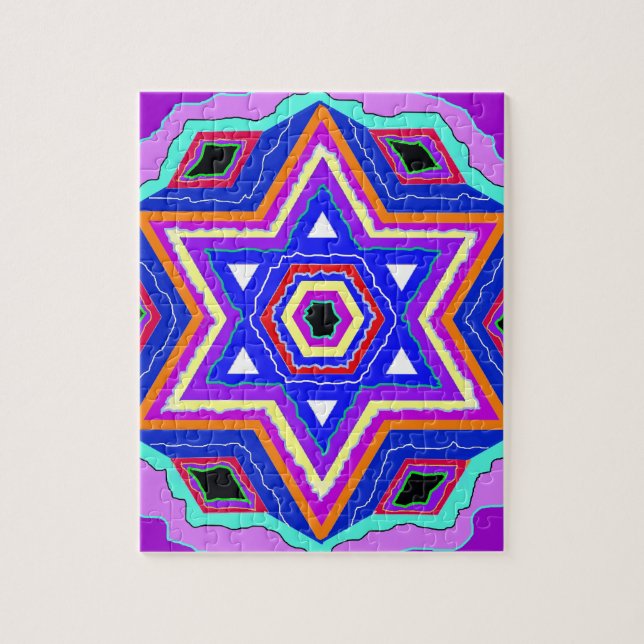 Jüdischer Davidsstern (Vertikal)