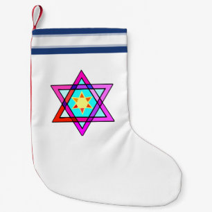 Jüdischer Davidsstern Kleiner Weihnachtsstrumpf