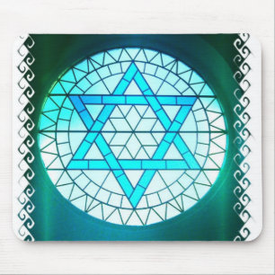 Jüdischer Davidsstern Mausunterlage Mousepad