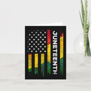 Jüdischer Freiheitstag Amerikanische Flagge Schwar Karte