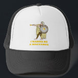 JÜDISCHER HUT CHANUKKAS MACCABEE TRUCKERKAPPE<br><div class="desc">GEBEN SIE ALLEN TYPEN DIESES WANNABEE-GESCHENK ZUR ABNUTZUNG FÜR CHANUKKA.</div>