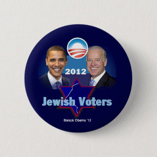 Jüdischer Knopf Obama Button