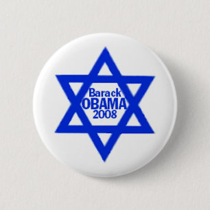 JÜDISCHER Knopf Obama Button