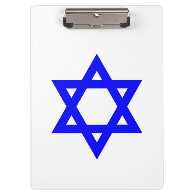 ✡︎ jüdischer Star von David Klemmbrett (Vorderseite)