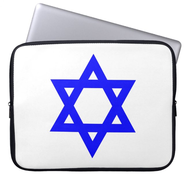 ✡︎ jüdischer Star von David Laptopschutzhülle (Vorderseite)