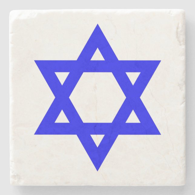 ✡︎ jüdischer Star von David Steinuntersetzer (Vorderseite)