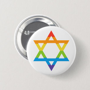 Jüdischer Stern von David Pride Month Button