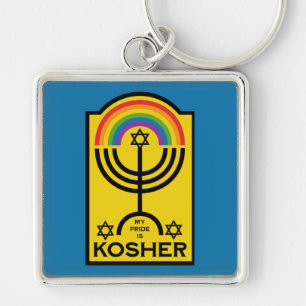 Jüdischer Stolz LGBTQ Schlüsselanhänger