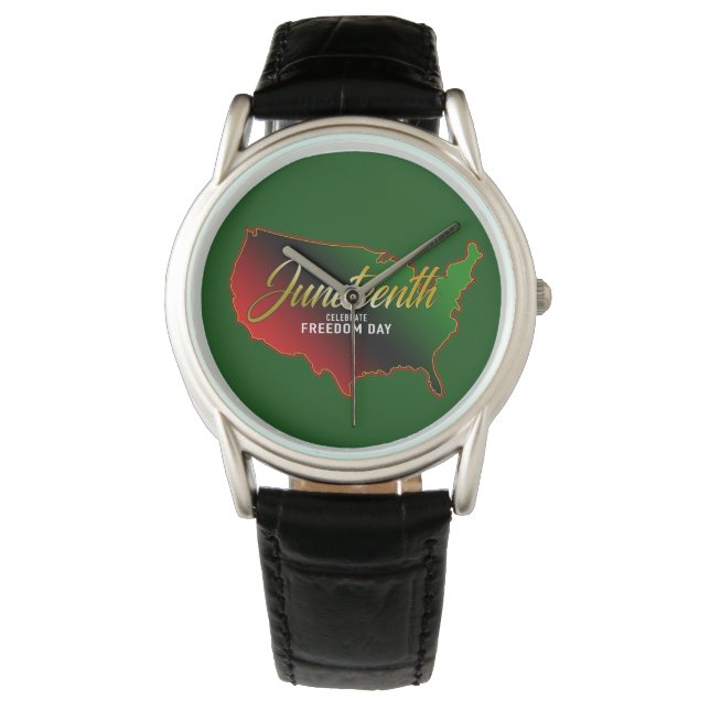 Jüdischer Unabhängigkeitstag Armbanduhr (Vorderseite)